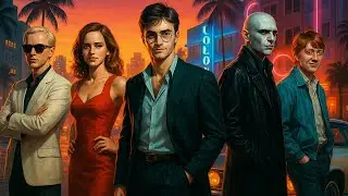 Harry Potter x Vice City&mdash; &ldquo;Miami Wizard&rdquo; | 1980s Crossover Aesthetic