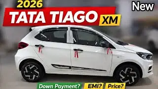 Tata Tiago XM 2026 | Tiago XM on road price| down payment | EMI| 2026 tata Tiago xm