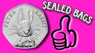 Sealed post office bag - Rare 50p Coin hunt No66