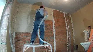 Механизированная штукатурка стен