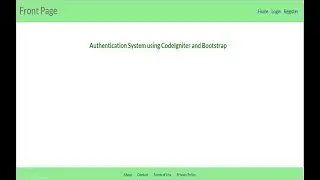 codeigniter session with bootstrap