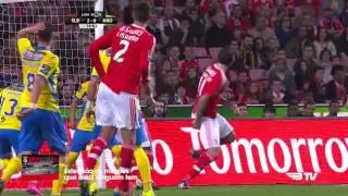 Konstantinos Mitroglou Crazy Backheel Goal - Benfica vs. Arouca 2-0 - 23.01.2016 HD