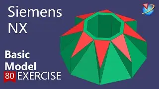 Siemens NX Tutorial for beginners,basic model exercise -80