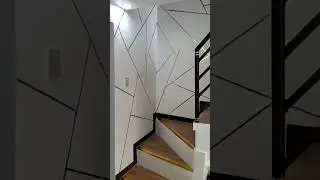 Geometric wall design #amazing #nicewall #viral #shortvideo&hellip;Vlog#50