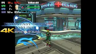 Dolphin 5.0 | Phantasy Star Online Episode I & II Plus 4K UHD | Gamecube Emulator Gameplay