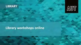 Library workshops online