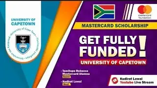 Win Mastercard Scholarship to University of Capetown | Fully funded Scholarship| South Africa
