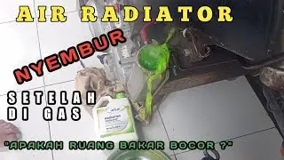 Air radiator vixion nyembur saat mesin panas
