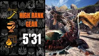 [MHW:IB|PS4] Brute Tigrex  with High Rank Gear | LS Solo | 5'31