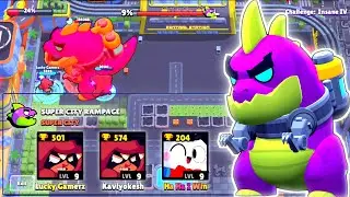 brawl stars super city rampage nita bear glitch , #lucky gamerz #brawlstars
