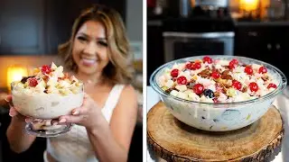 Super Creamy MEXICAN CHRISTMAS FRUIT SALAD | Ensalada Navide&ntilde;a