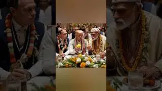 Trump, Modi, and Putin Feast on Fruits at a Lavish Indian Wedding