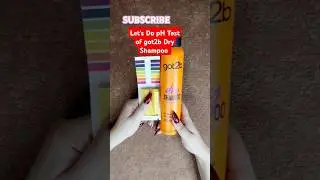 got2b Dry Shampoo pH test..#got2b #shorts #dryshampoo #diy #hair #hairstyle