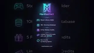 ManifestDeX - Game Sharing Platform