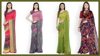 Fancy Designer saree designs | Daily wear saree 2018