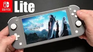 Crisis Core Final Fantasy VII Reunion Nintendo Switch LITE Gameplay