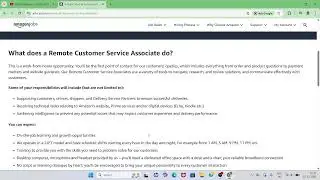 AMAZON VCS WORK FROM CURRENT OPENING #amazonviral #videlo #jobsearch #motivation