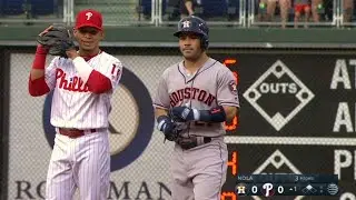 HOU@PHI: Altuve extends hitting streak to 18 games