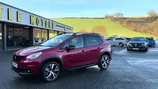 Peugeot 2008 1.2 PureTech GT Line SUV 130 ps Red Black sunroof for sale at Castle Motors
