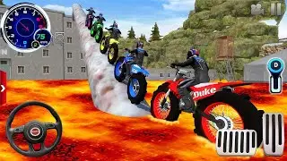 Mega Ramp Motor Bike Stunt Racing Simulator 3D - Extreme Motocross Dirt Bike - Offroad Gameplay