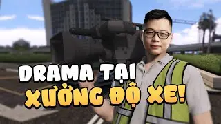 ( GTA 5 ) LÊ KHÔI CÙNG DJCHIP ĐI QUAY PHÓNG SỰ DRAMA Ở XƯỞNG ĐỘ XE!