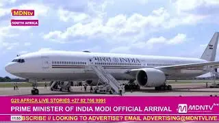 India&rsquo;s PM Narendra Modi Arrives in South Africa for G20 Summit