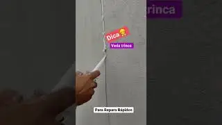 Como Fazer Reparo de trincas