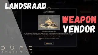 Dune: Awakening | Atreides Landsraad Weapon Vendor