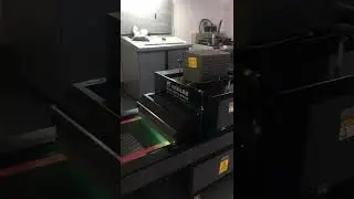 LED UV Curing Equipment Installed on Offset Printing Two Color HEIDELBERG