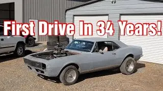 Сможет ли этот Camaro 1967 года снова ездить после 34 лет простоя? 