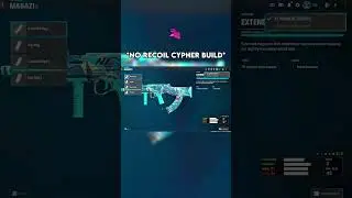 BROKEN *NO RECOIL* CYPHER Meta on Warzone 👑 #warzone #callofduty #bo6 #rebirthisland #cod #shorts