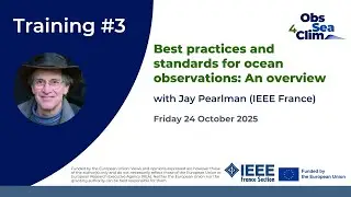 #3 Training Best Practices and Standards for Ocean Observations: An Overview