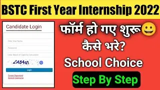 Bstc 1st Year Internship 2022/bstc first year internship 2022 form kaise bhare/Bstc first year Exam
