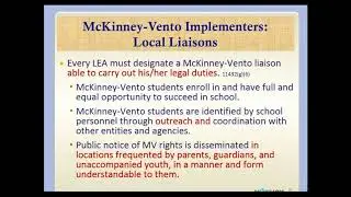 McKinney Vento and Foster Care 101   Let s Get to the Basics
