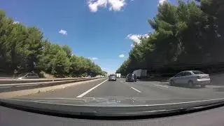 [Roadtrip 2016 #36 - France] A9 (La Languedocienne): Montpellier 2 to Montpellier 1 toll booth