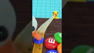 M&M'S IN MOUTH!🍬😂#funny #duck #animation #comedy