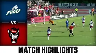 Florida Gulf Coast vs. NC State Match Highlights | 2024 ACC Men's Soccer