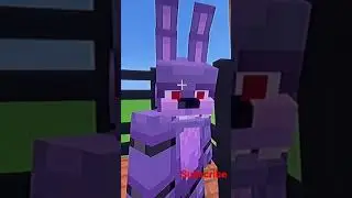Minecraft fnaf death by a anvil #funny #lol #minecraft #fnaf #bonnie #funnydeath #anvil