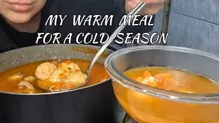 Huge Chicken Meatball Soup ASMR | No Talking Mukbang (노토킹 · 咀嚼音)
