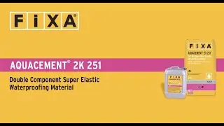 AQUACEMENT 2K 251Double Component Super Elastic Waterproofing Material