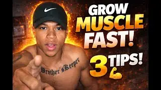 3 Tips to Grow Muscle Fast | NO TRICKS