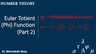 Euler Totient/Phi Function-Part 2