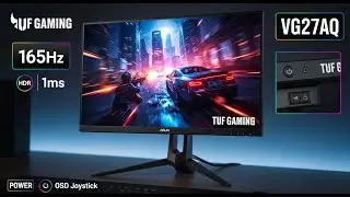 ASUS TUF Gaming VG27AQ 27&rdquo; QHD Monitor | 165Hz | 1ms | HDR | G-SYNC Compatible