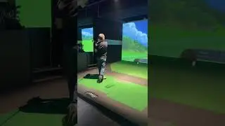Golf Simulator: Swing for the Green Indoors, Anytime! #shorts
