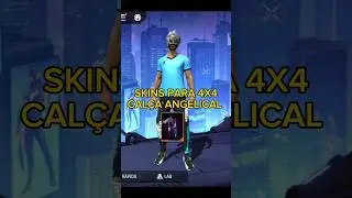 skins para 4x4 cal&ccedil;a angelical azul #freefire #combina&ccedil;&otilde;es4x4 #ghostlooks