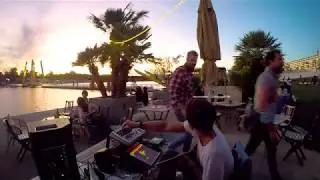 Guitar Live Looping set - moezeph at Krokod&uuml; sunset session //Copa Beach Vienna