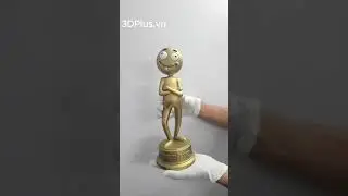 L&agrave;m c&uacute;p v&agrave;ng 3D TH&Aacute;NH NHỌ #in3d #c&uacute;p3D #thiếtkế3D #3dplus #mascot