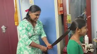 Niru ku hair cut panniyachi | pavam niru | ivlo hair cut pannitangala | watch till end | #niru #hai