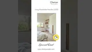Long wardrobe handle Whatsapp: 9409165470 #interordesign #interiordesigner #Wardrobe