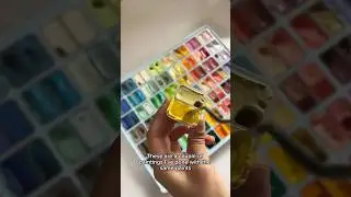 Gouache painting process #art #artwork #gouachepainting